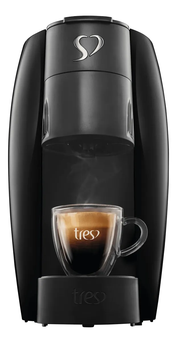 Cafeteira TRES Corações Lov preta