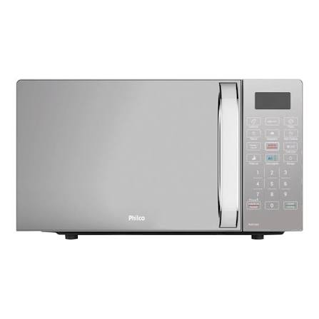 Micro-ondas Philco espelhado 20 litros, branco